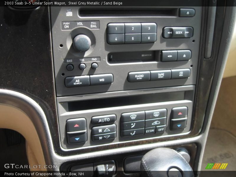 Steel Grey Metallic / Sand Beige 2003 Saab 9-5 Linear Sport Wagon