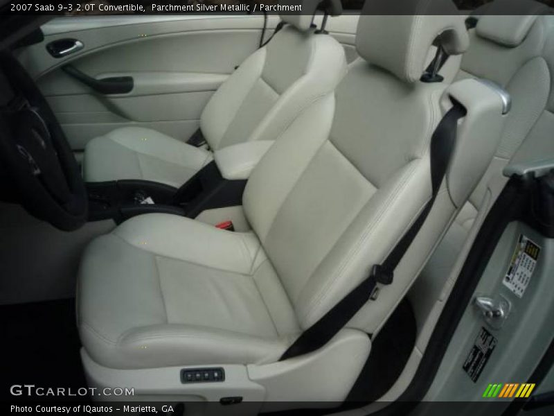 Parchment Silver Metallic / Parchment 2007 Saab 9-3 2.0T Convertible