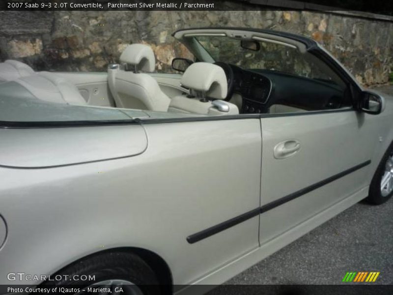 Parchment Silver Metallic / Parchment 2007 Saab 9-3 2.0T Convertible