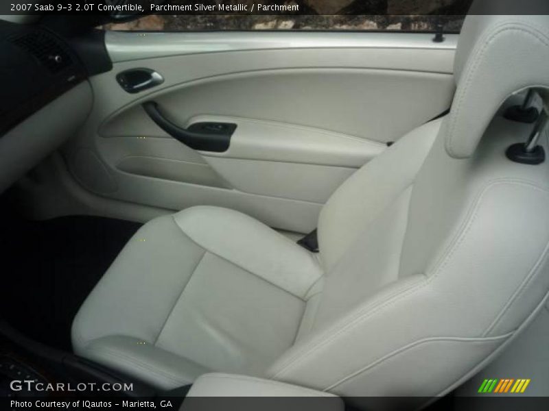 Parchment Silver Metallic / Parchment 2007 Saab 9-3 2.0T Convertible