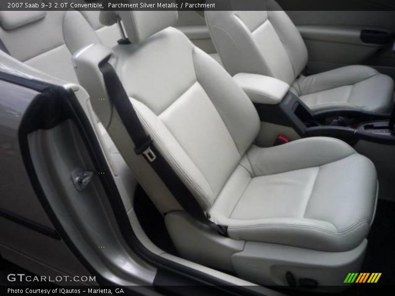 Parchment Silver Metallic / Parchment 2007 Saab 9-3 2.0T Convertible