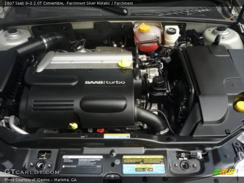 Parchment Silver Metallic / Parchment 2007 Saab 9-3 2.0T Convertible