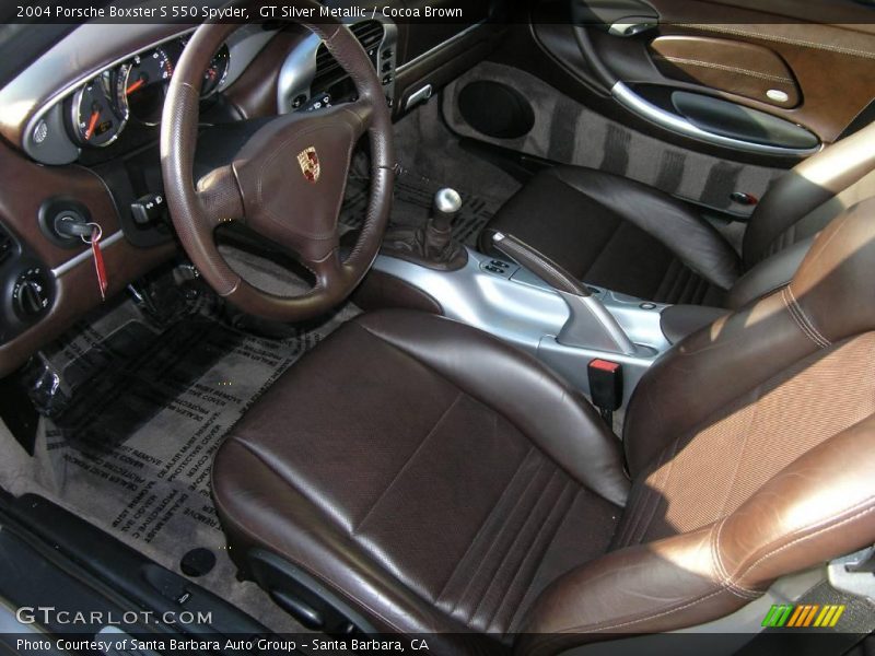 Cocoa Brown Interior - 2004 Boxster S 550 Spyder 