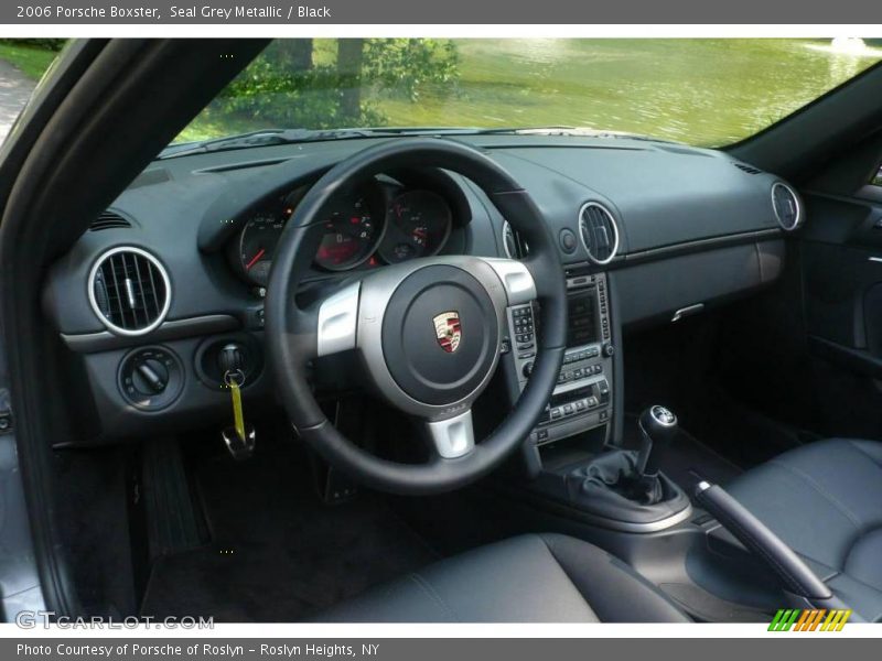 Seal Grey Metallic / Black 2006 Porsche Boxster