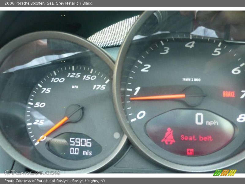 Seal Grey Metallic / Black 2006 Porsche Boxster