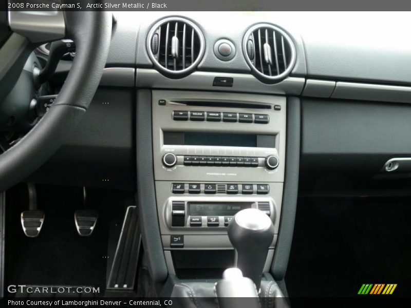 Arctic Silver Metallic / Black 2008 Porsche Cayman S