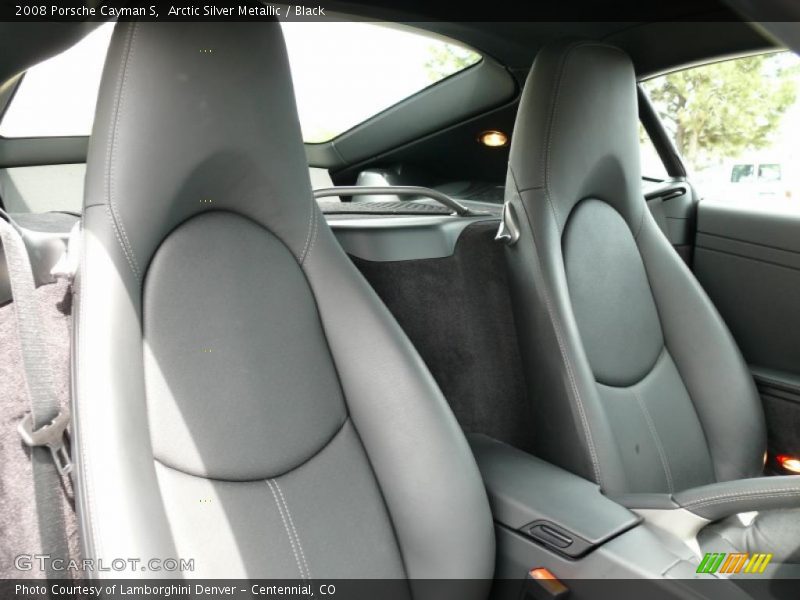 Arctic Silver Metallic / Black 2008 Porsche Cayman S