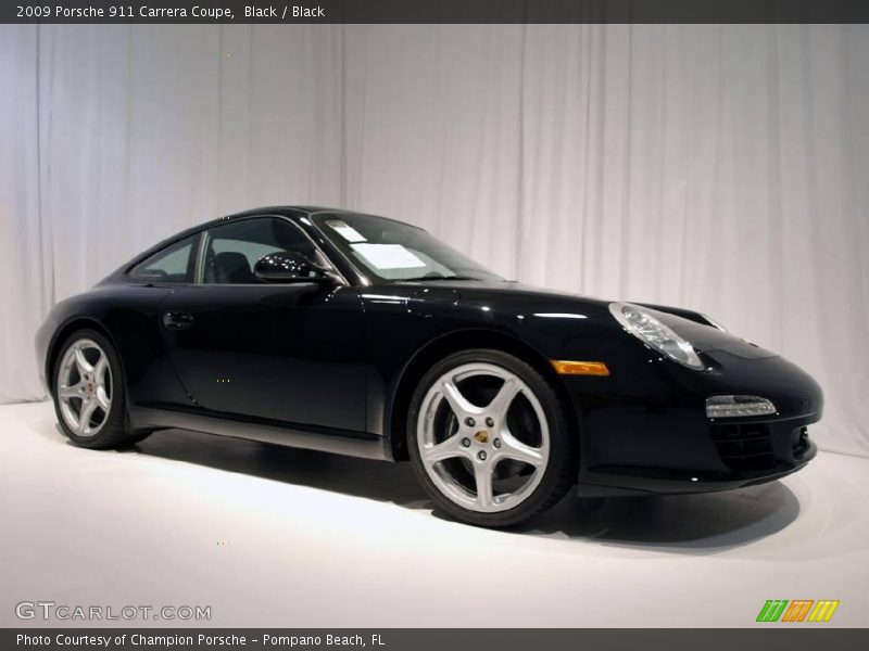 Black / Black 2009 Porsche 911 Carrera Coupe