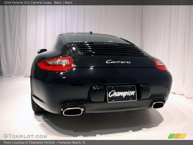 Black / Black 2009 Porsche 911 Carrera Coupe