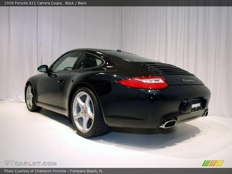 Black / Black 2009 Porsche 911 Carrera Coupe