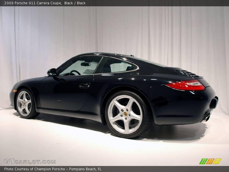 Black / Black 2009 Porsche 911 Carrera Coupe