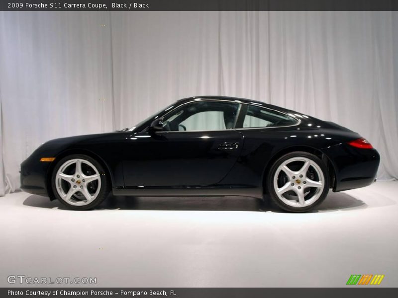 Black / Black 2009 Porsche 911 Carrera Coupe