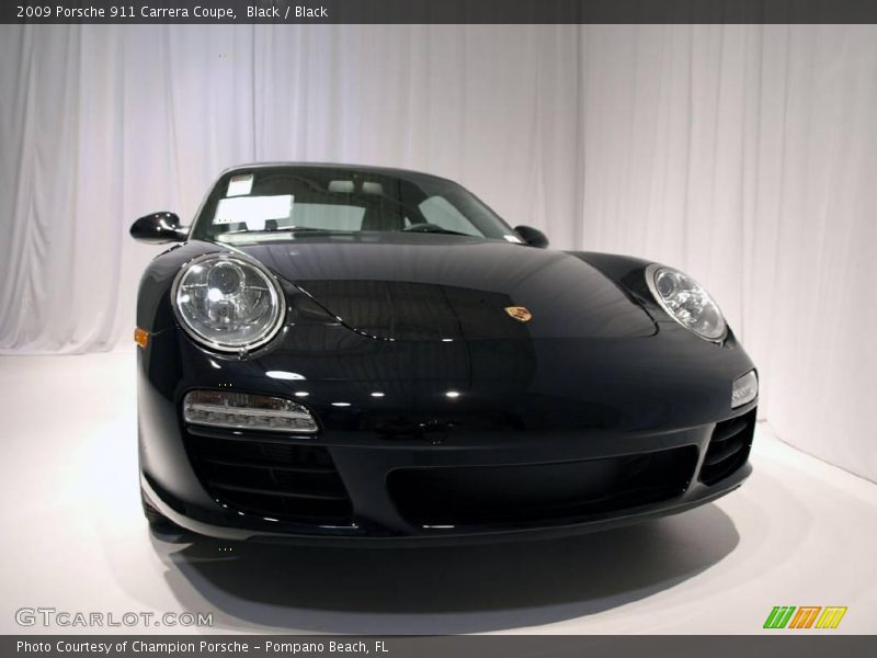 Black / Black 2009 Porsche 911 Carrera Coupe