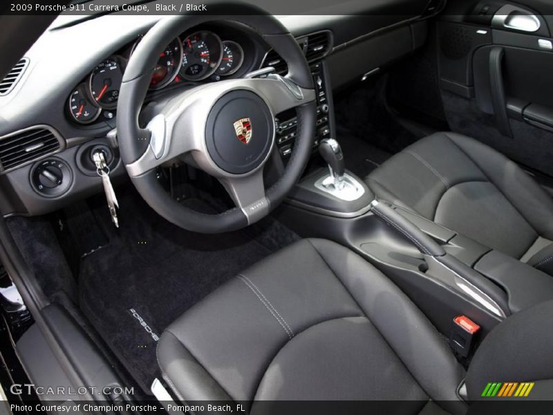Black / Black 2009 Porsche 911 Carrera Coupe