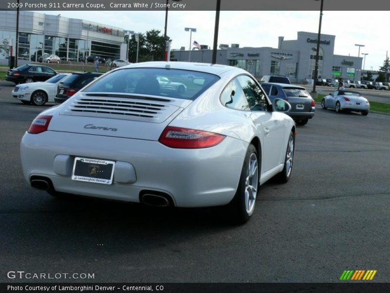 Carrara White / Stone Grey 2009 Porsche 911 Carrera Coupe