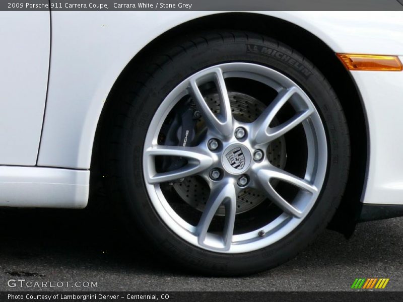 Carrara White / Stone Grey 2009 Porsche 911 Carrera Coupe