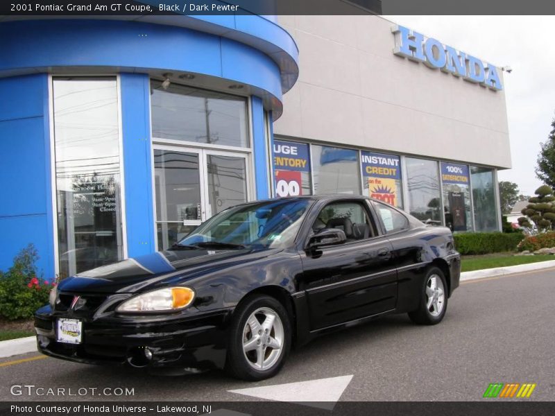 Black / Dark Pewter 2001 Pontiac Grand Am GT Coupe