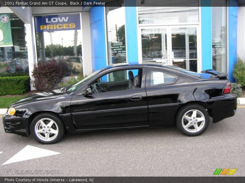 Black / Dark Pewter 2001 Pontiac Grand Am GT Coupe