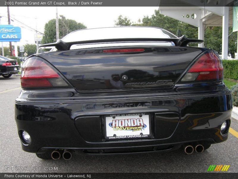 Black / Dark Pewter 2001 Pontiac Grand Am GT Coupe