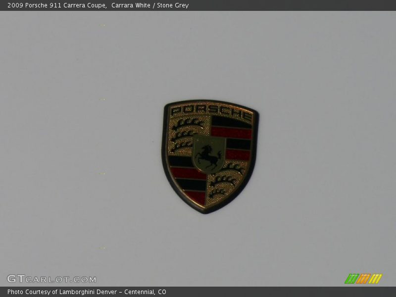 Carrara White / Stone Grey 2009 Porsche 911 Carrera Coupe