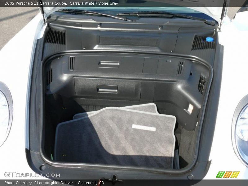 Carrara White / Stone Grey 2009 Porsche 911 Carrera Coupe