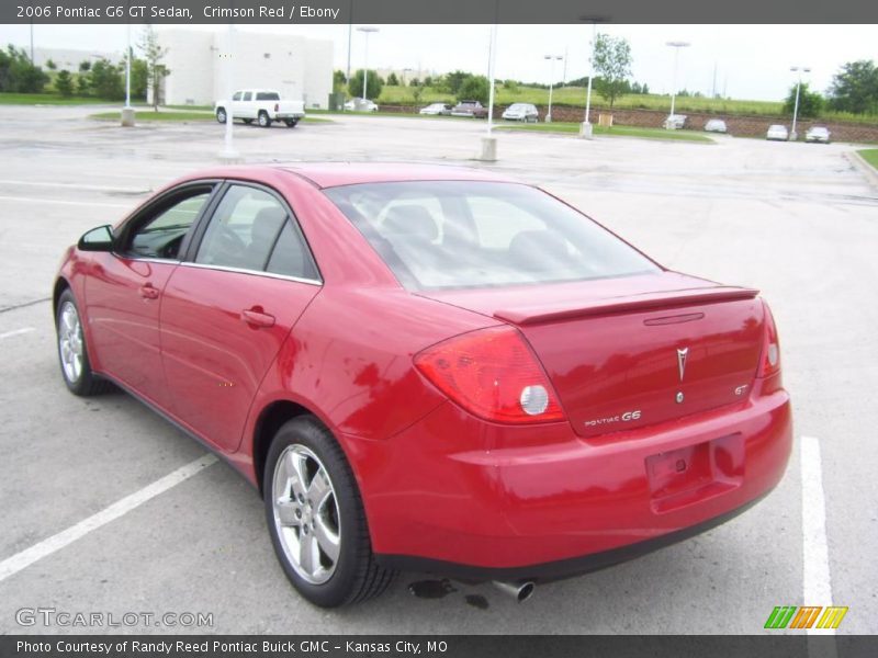 Crimson Red / Ebony 2006 Pontiac G6 GT Sedan