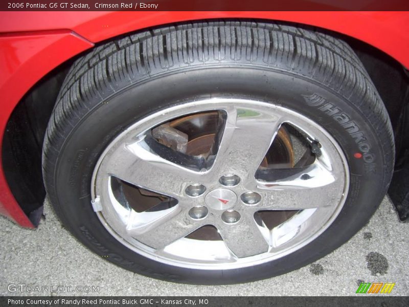 Crimson Red / Ebony 2006 Pontiac G6 GT Sedan
