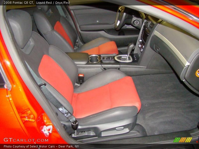 Liquid Red / Onyx/Red 2008 Pontiac G8 GT
