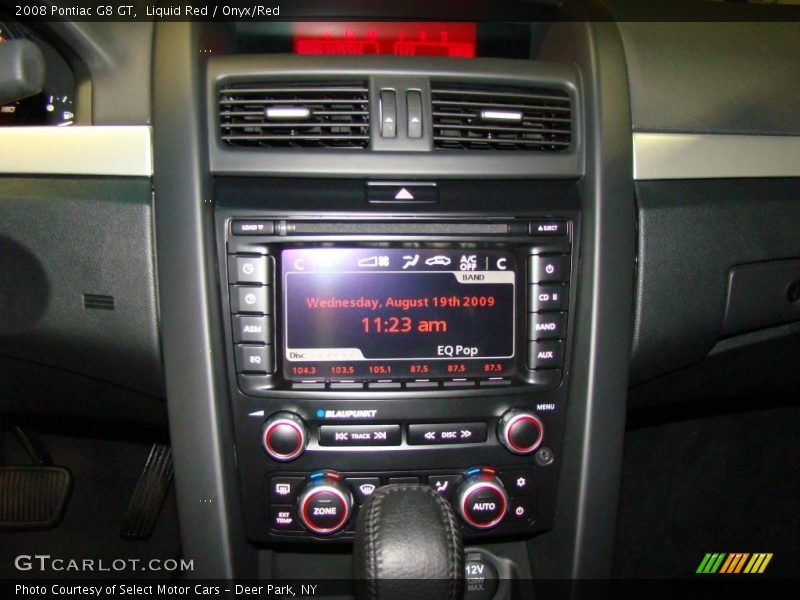 Liquid Red / Onyx/Red 2008 Pontiac G8 GT