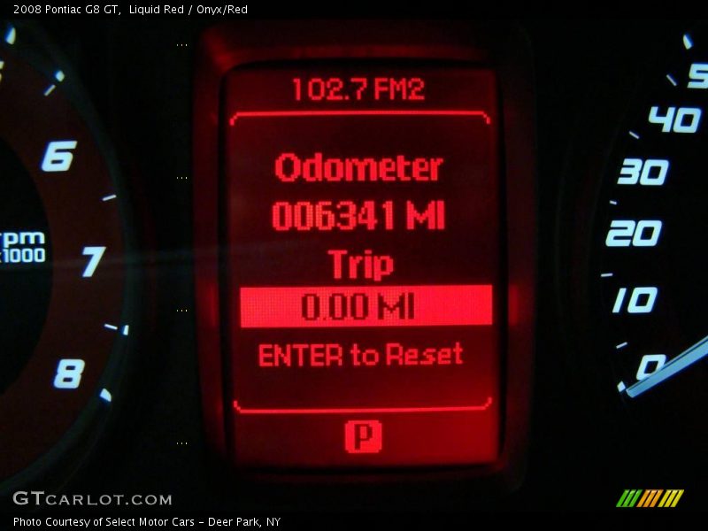 Liquid Red / Onyx/Red 2008 Pontiac G8 GT