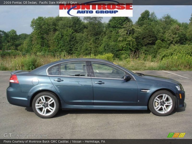 Pacific Slate Metallic / Onyx 2009 Pontiac G8 Sedan