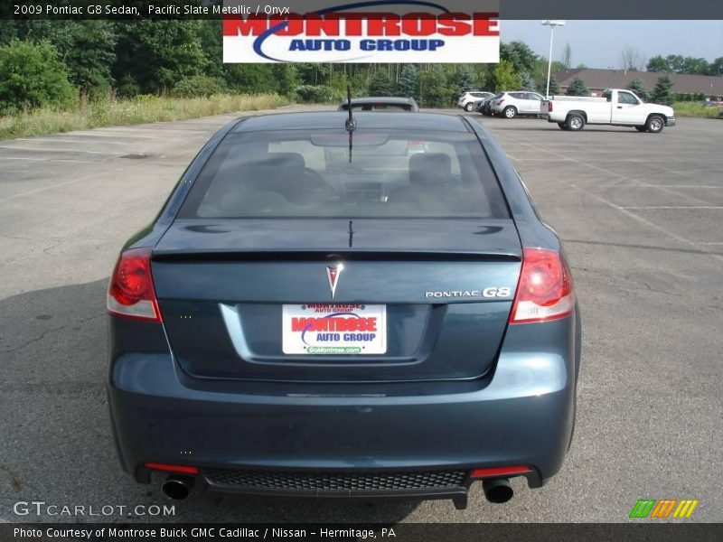 Pacific Slate Metallic / Onyx 2009 Pontiac G8 Sedan