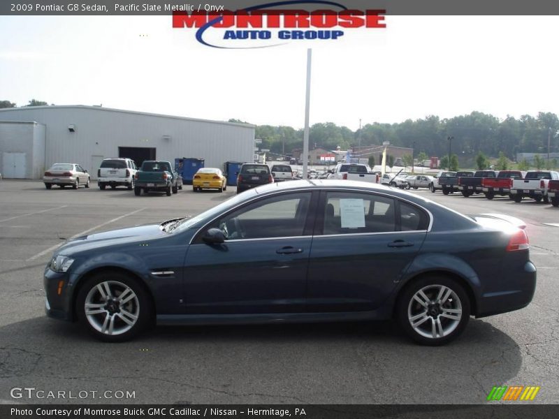 Pacific Slate Metallic / Onyx 2009 Pontiac G8 Sedan