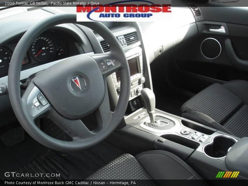 Pacific Slate Metallic / Onyx 2009 Pontiac G8 Sedan