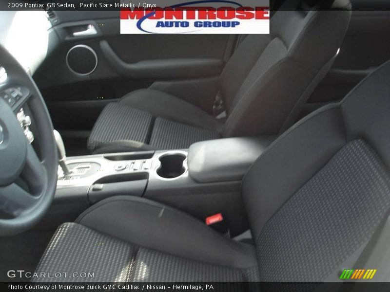 Pacific Slate Metallic / Onyx 2009 Pontiac G8 Sedan