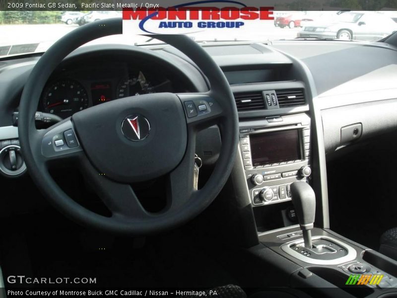 Pacific Slate Metallic / Onyx 2009 Pontiac G8 Sedan