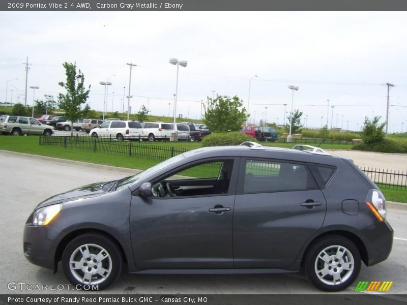 Carbon Gray Metallic / Ebony 2009 Pontiac Vibe 2.4 AWD
