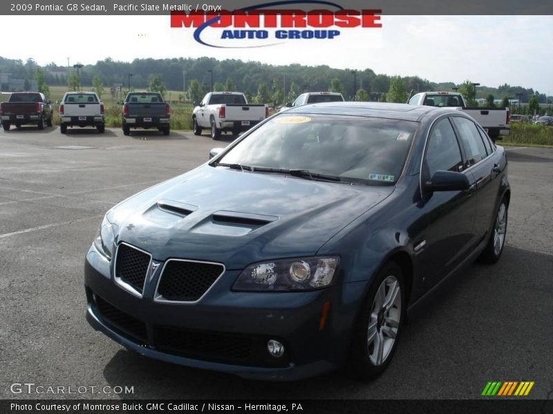 Pacific Slate Metallic / Onyx 2009 Pontiac G8 Sedan