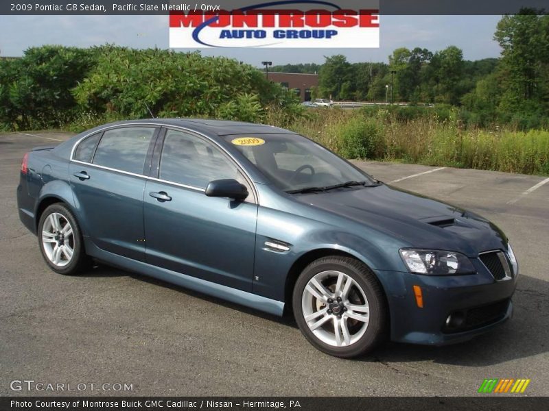 Pacific Slate Metallic / Onyx 2009 Pontiac G8 Sedan