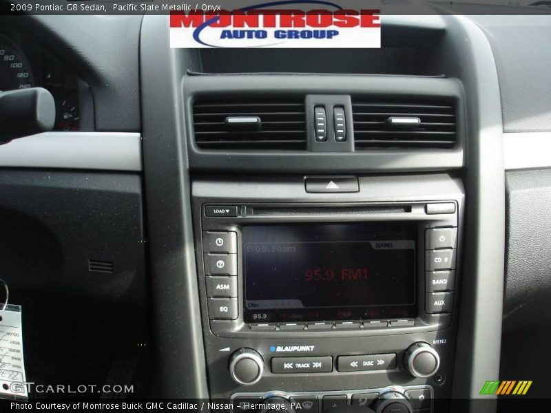 Pacific Slate Metallic / Onyx 2009 Pontiac G8 Sedan