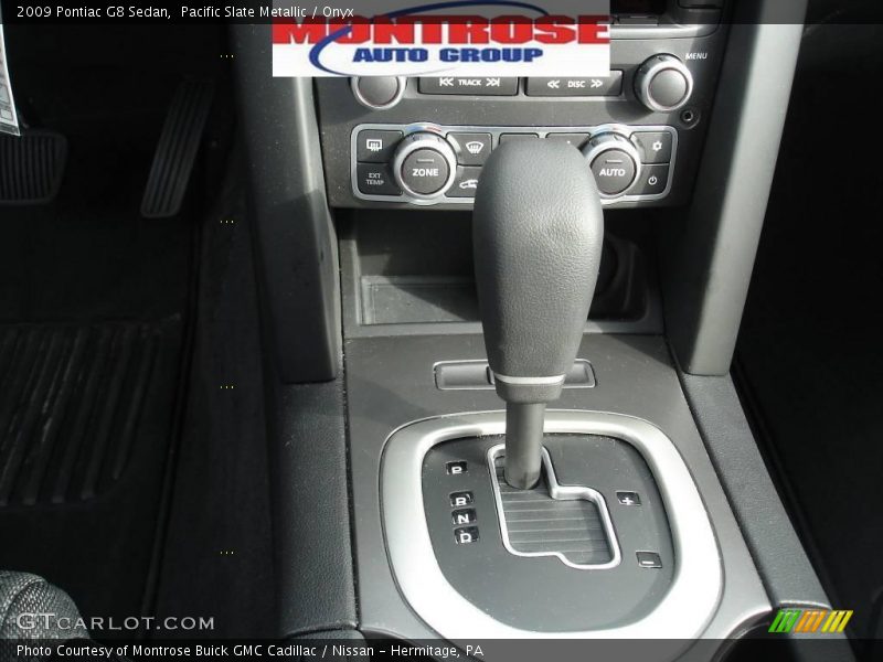 Pacific Slate Metallic / Onyx 2009 Pontiac G8 Sedan