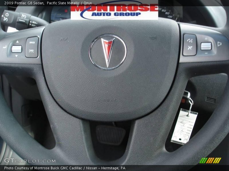 Pacific Slate Metallic / Onyx 2009 Pontiac G8 Sedan