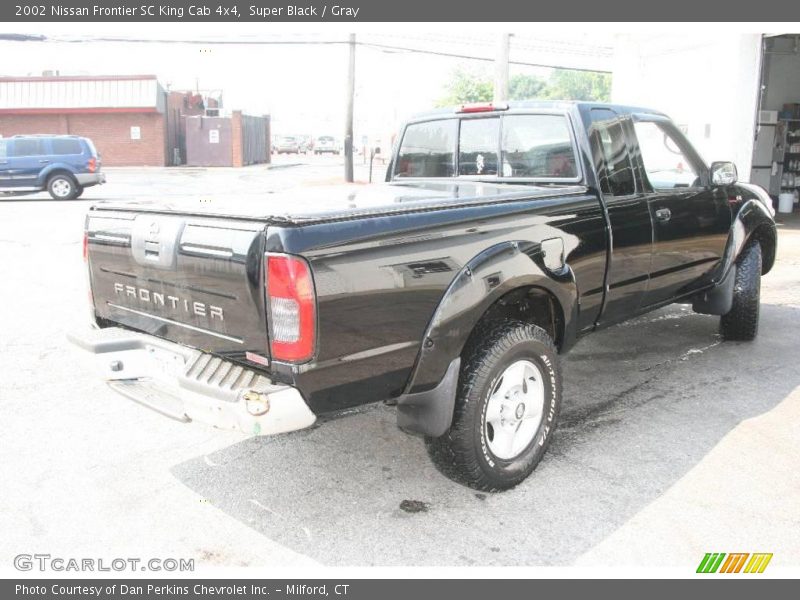 Super Black / Gray 2002 Nissan Frontier SC King Cab 4x4