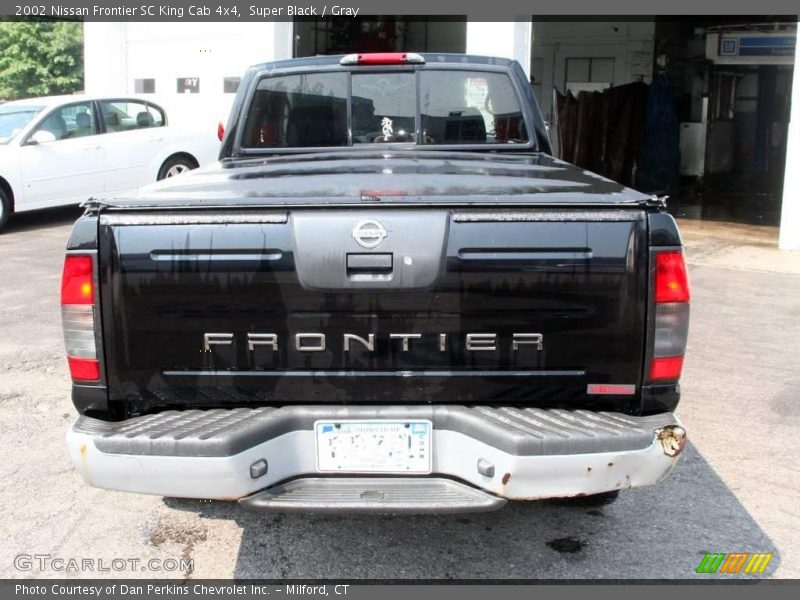 Super Black / Gray 2002 Nissan Frontier SC King Cab 4x4