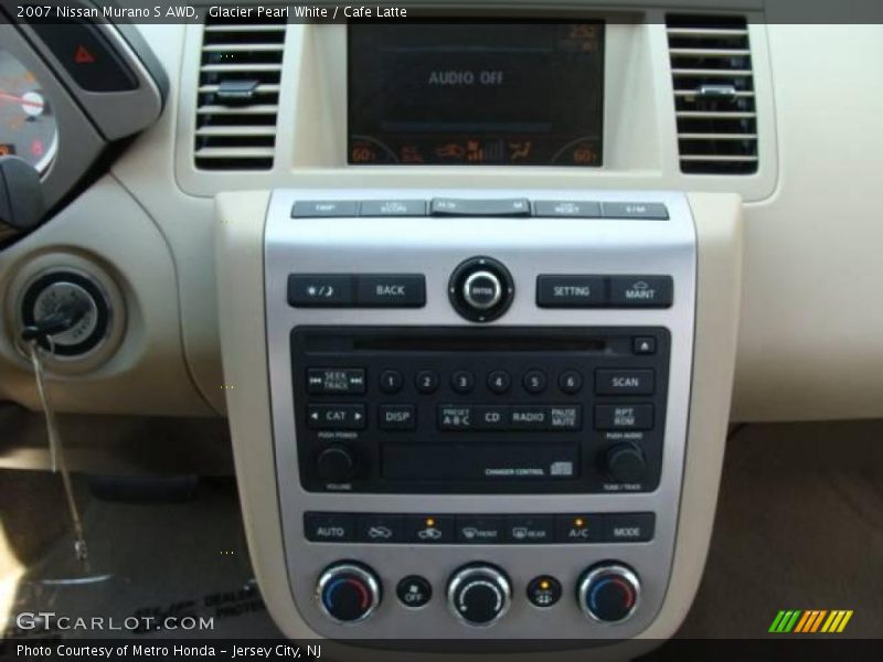 Glacier Pearl White / Cafe Latte 2007 Nissan Murano S AWD