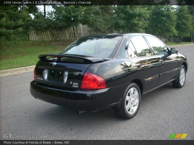 Blackout / Charcoal 2006 Nissan Sentra 1.8 S Special Edition