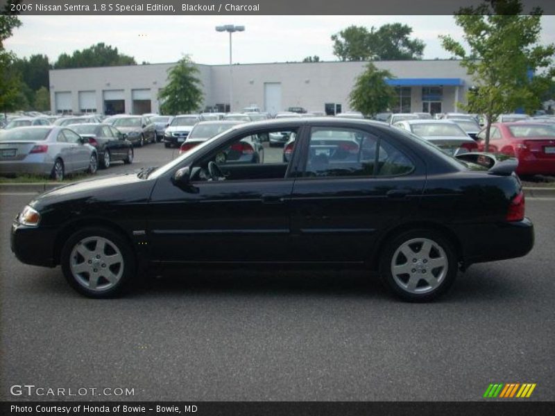 Blackout / Charcoal 2006 Nissan Sentra 1.8 S Special Edition