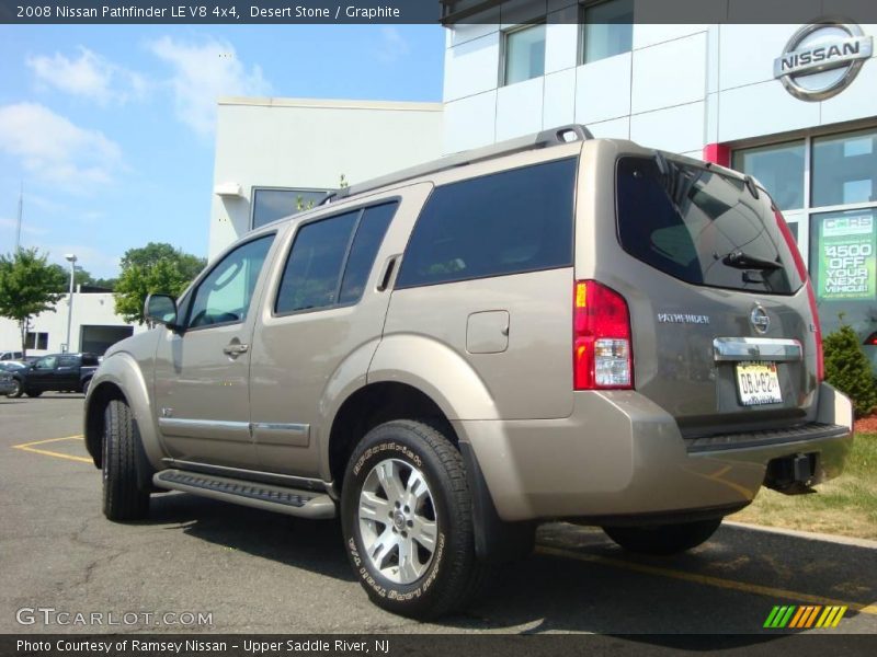 Desert Stone / Graphite 2008 Nissan Pathfinder LE V8 4x4
