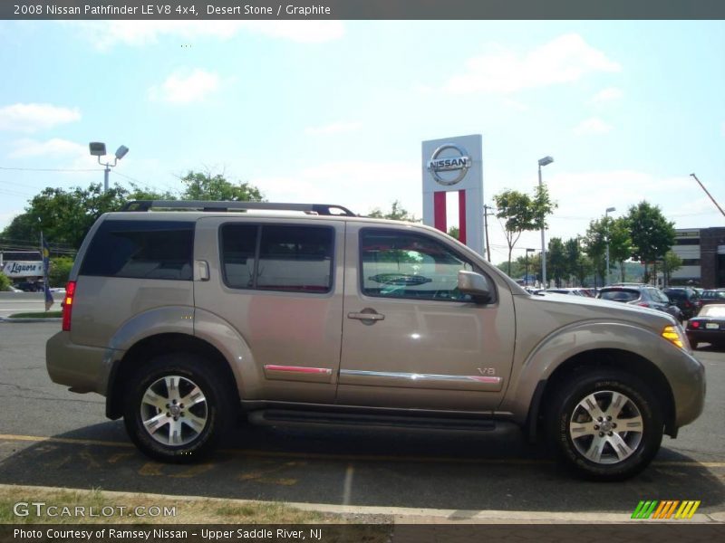 Desert Stone / Graphite 2008 Nissan Pathfinder LE V8 4x4