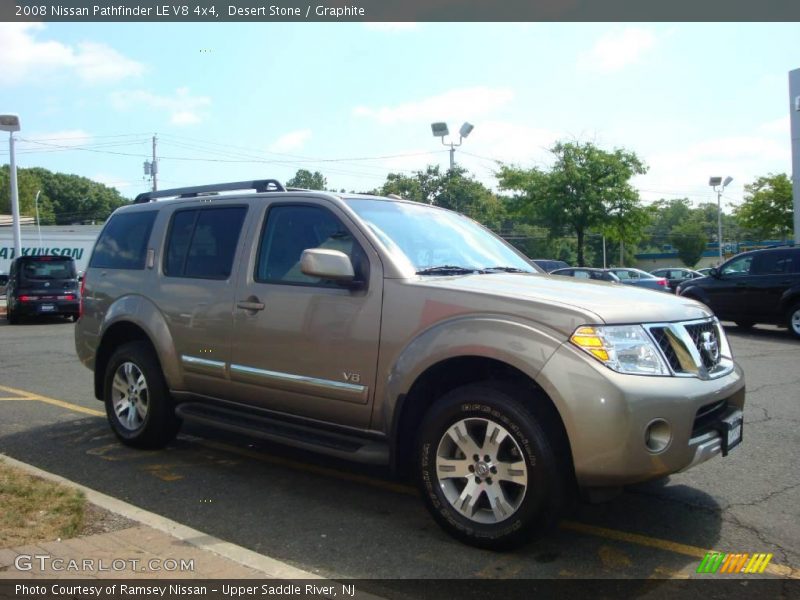 Desert Stone / Graphite 2008 Nissan Pathfinder LE V8 4x4